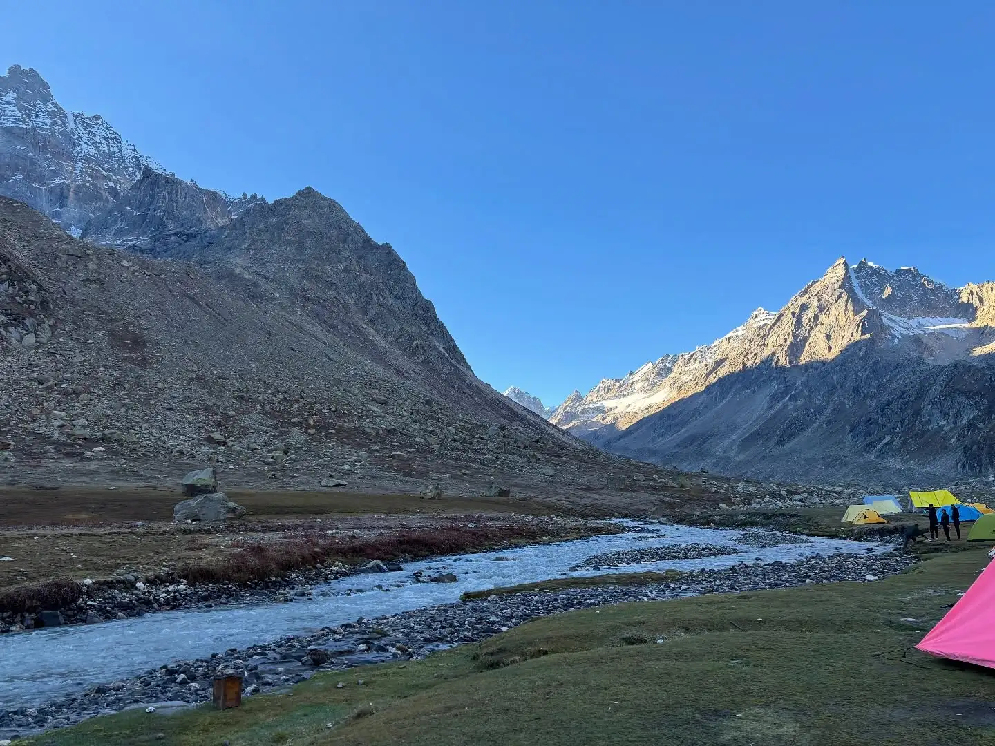 Camping at Hampta Pass trek