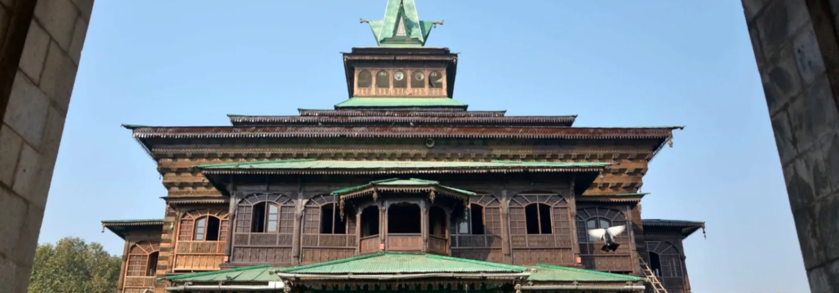 Wooden Mosque, Khanqah - Srinagar, India