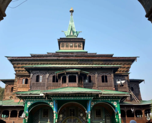 Wooden Mosque, Khanqah - Srinagar, India