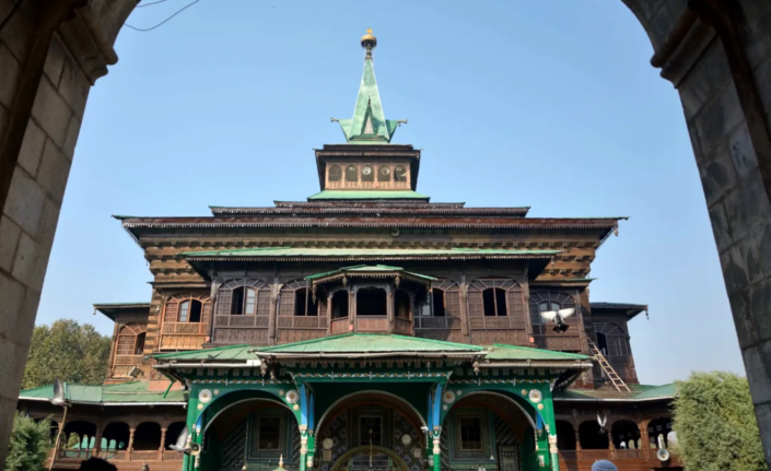 Wooden Mosque, Khanqah - Srinagar, India