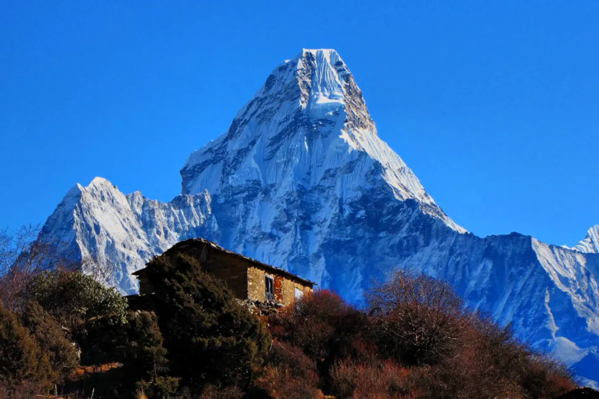 Mount Ama Dablam Panoramic Beautiful View