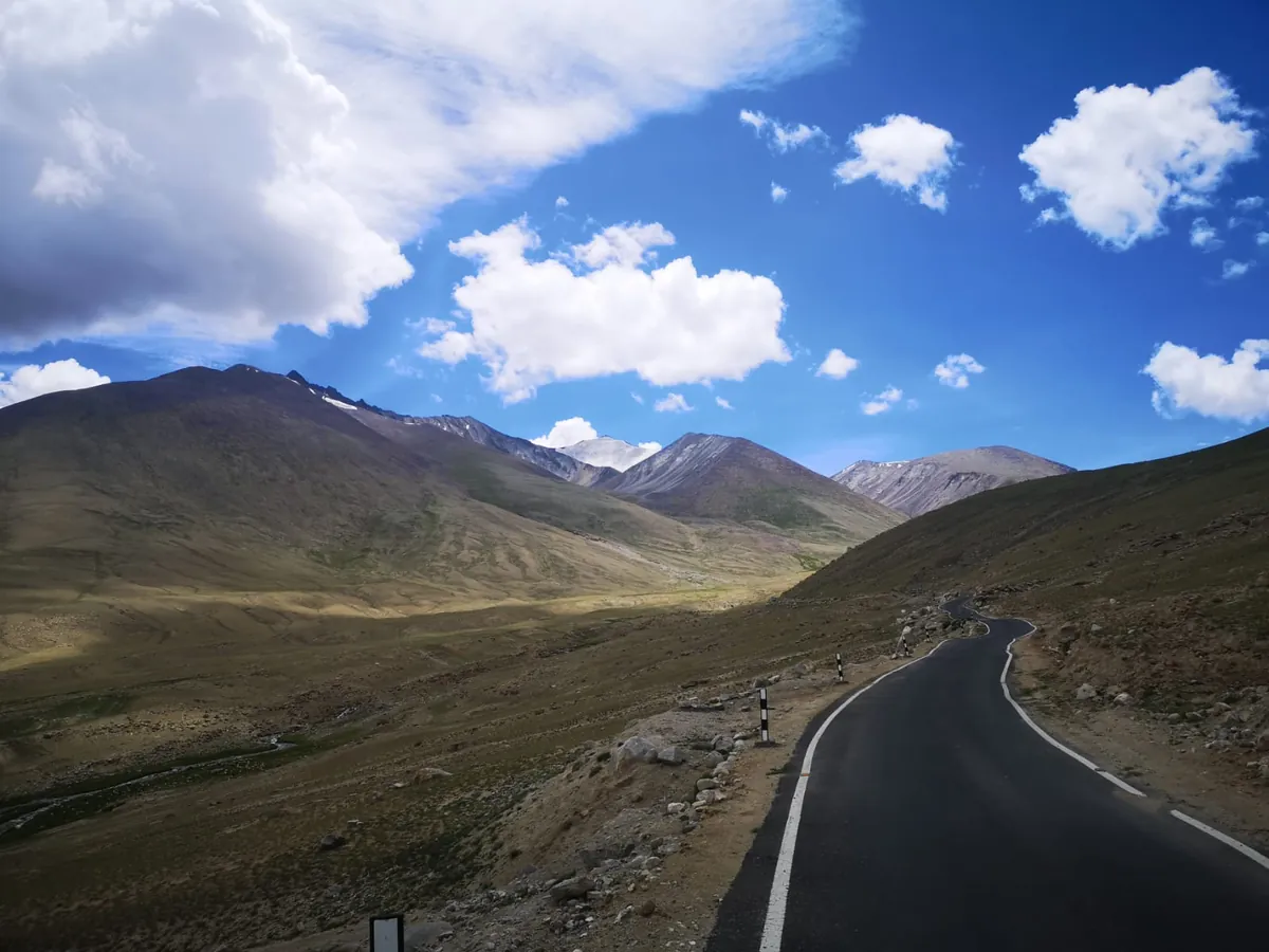 On the way to Pangong Lake Ladakh India-Grand-Circuit-Tour