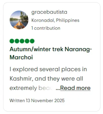 Parent company Kashmir Treks Tripadvisor review-snippet-1