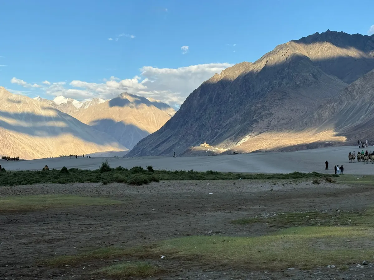 Sand Dunes Nubra Hunder Ladakh India-Grand-Circuit-Tour