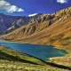 Chandratal Lake in Spiti Valley, Himachal Pradesh