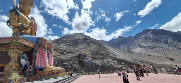 Statue of Future Budha in Diskit Ladakh India-Grand-Circuit-Tour