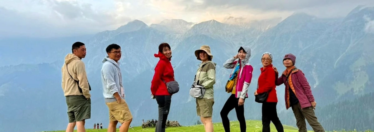 Team on a remote Warwan Expedition and Trek