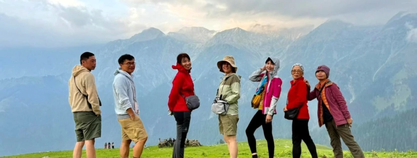 Team on a remote Warwan Expedition and Trek